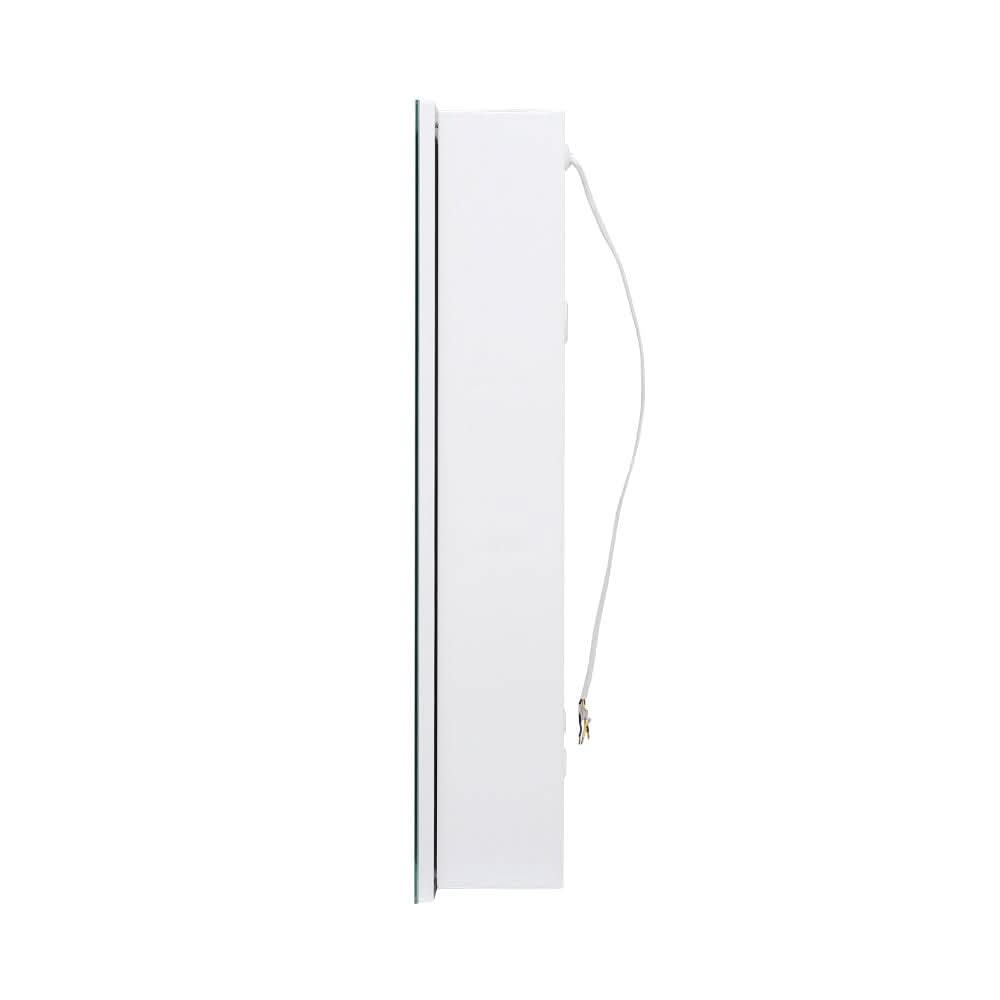 70cm Height Modern Rectangular LED Bathroom Mirror with Wall Mount Cabinet