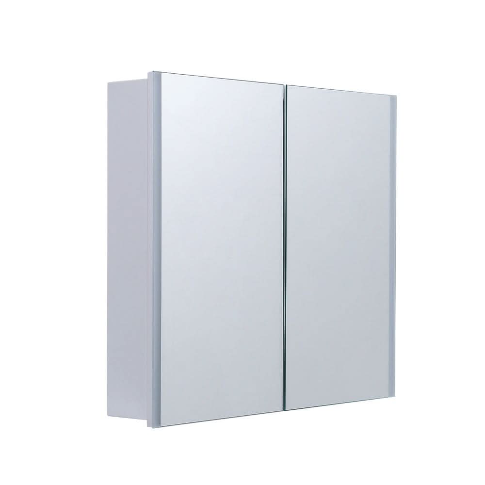 Bathroom Double Doors LED Mirror Cabinet with Smart Switch