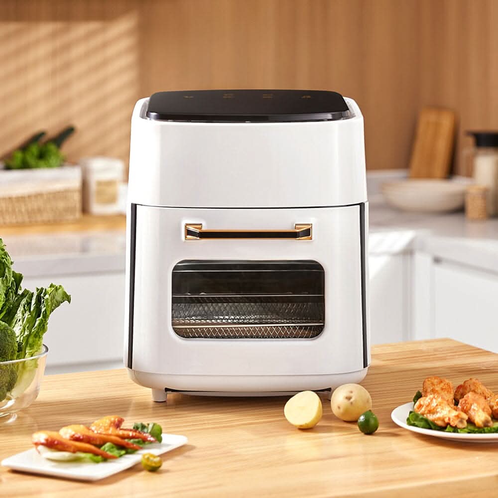 11L Large Kitchen Air Fryer with Visible Front Window
