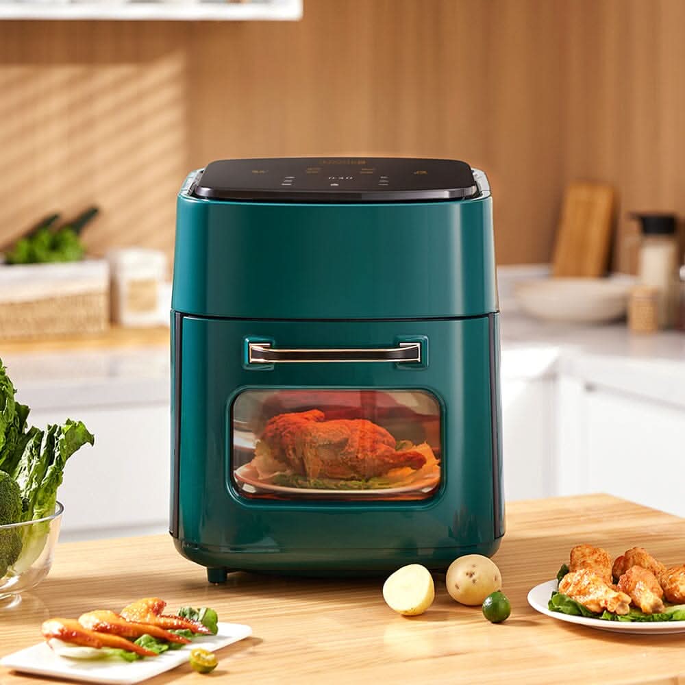 11L Large Kitchen Air Fryer with Visible Front Window