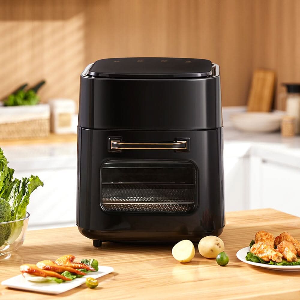 11L Large Kitchen Air Fryer with Visible Front Window