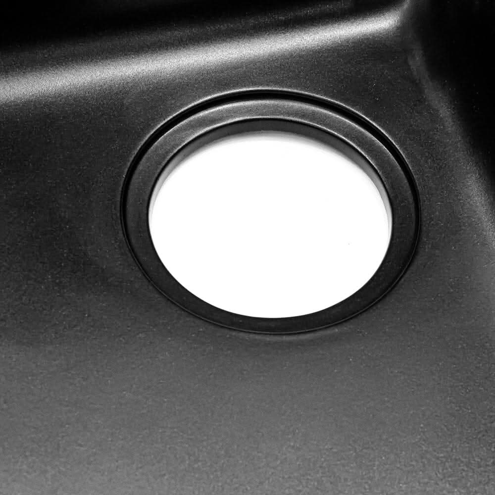 Black High-quality Equal Double Bowl Undermount Kitchen Sink