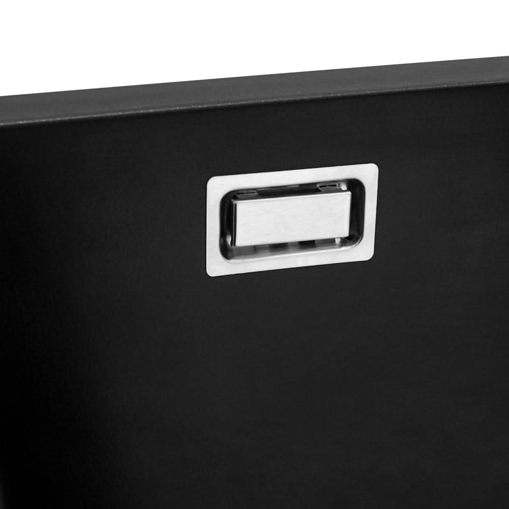 Black High-quality Equal Double Bowl Undermount Kitchen Sink