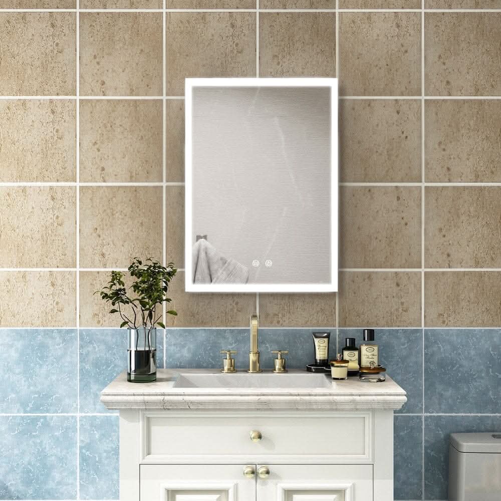 Surface Mount Frameless Single Door LED Mirror Cabinet