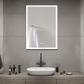 Surface Mount Frameless Single Door LED Mirror Cabinet