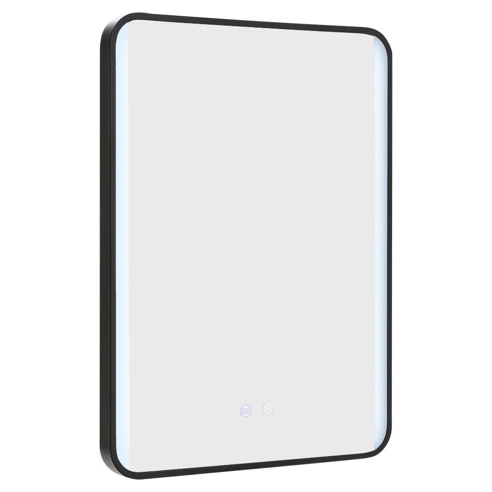 Framed Retangular LED Light Bathroom Vanity Mirror