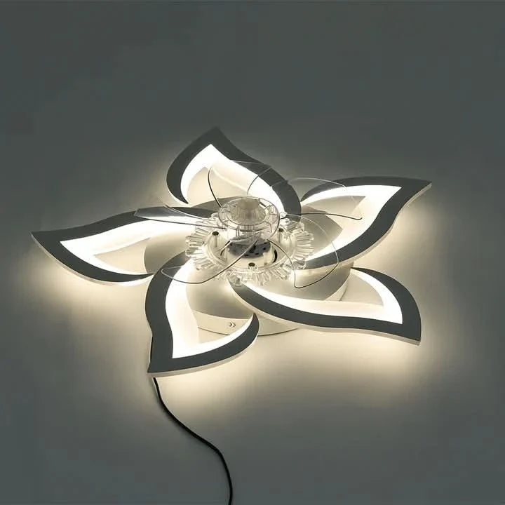 Flower Shape LED Ceiling Fan Light