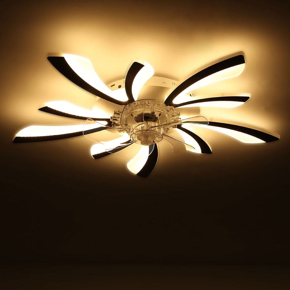 78cm Dia. Acrylic Creative Ceiling Fan with LED Lights