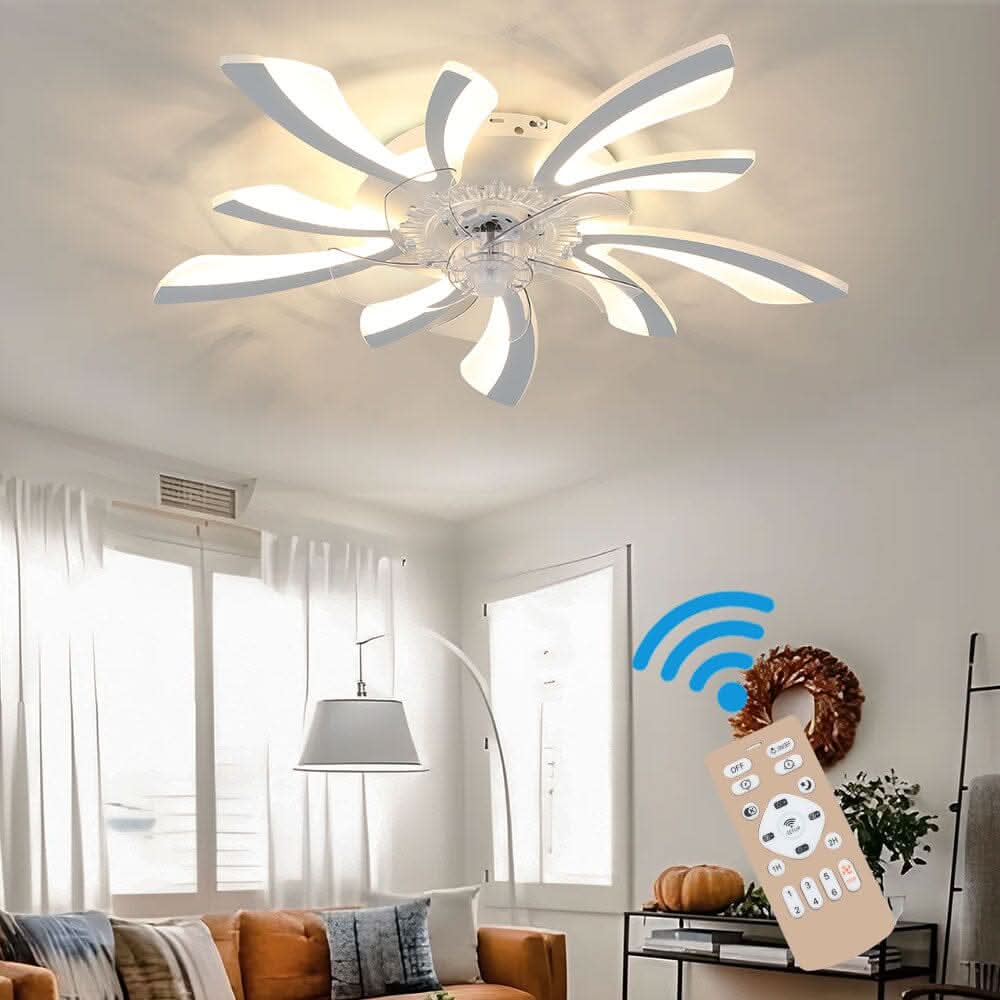 78cm Dia. Acrylic Creative Ceiling Fan with LED Lights