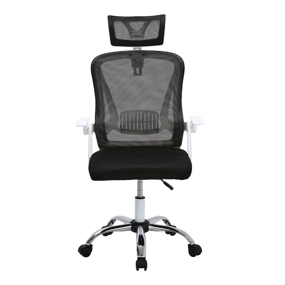 Executive High-Back Ergonomic Office Chair with Adjustable Headrest