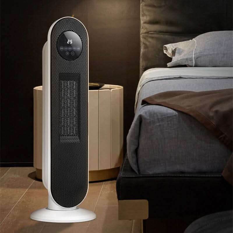 2ft H White Digital PTC Ceramic Heater with Remote Control