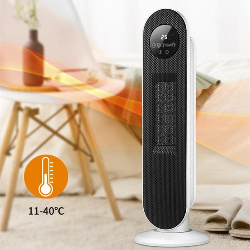 2ft H White Digital PTC Ceramic Heater with Remote Control