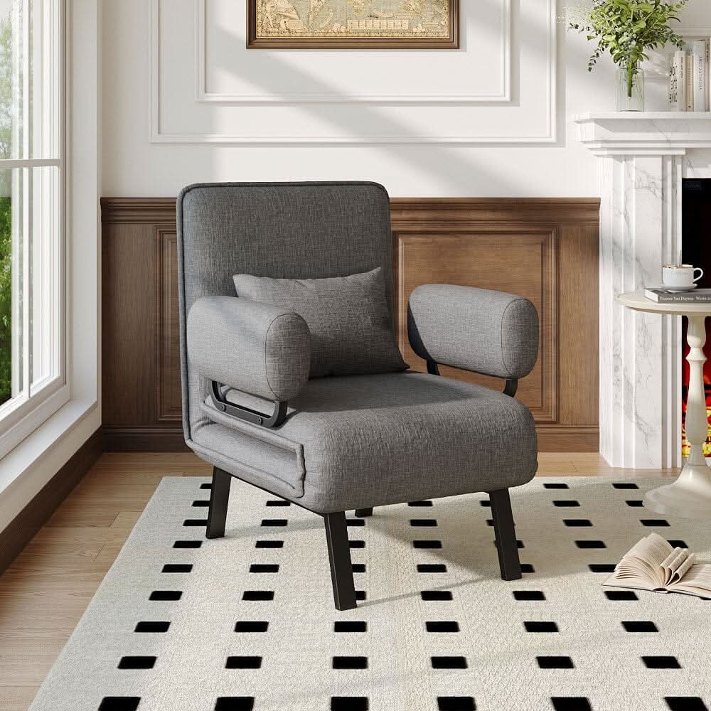 3-in-1, 5-in-1 Lounge and Sofa Bed with Pillow