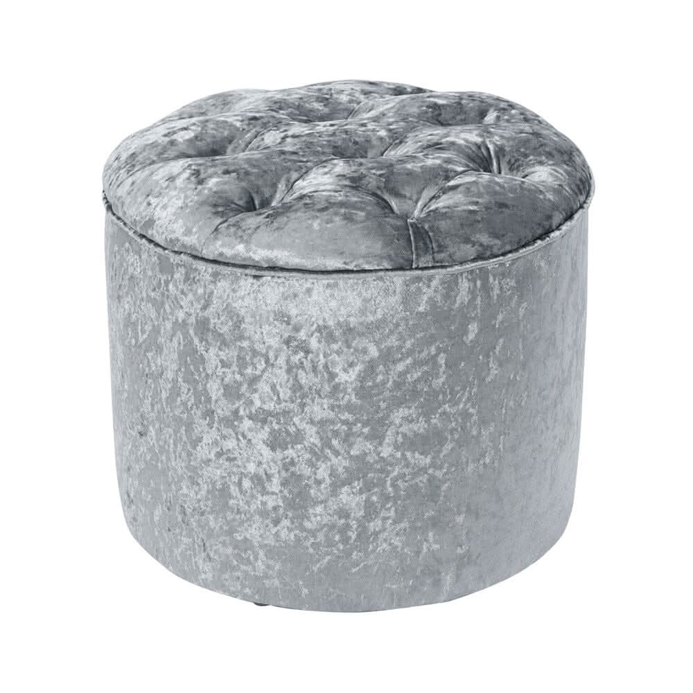 Rheinland Black Footstool
