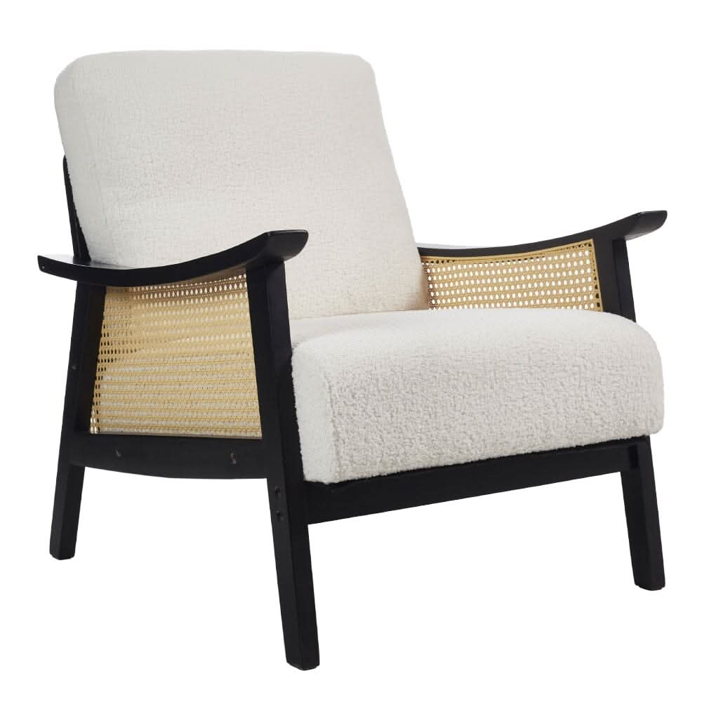 Direct Mid Century Rattan Armchair