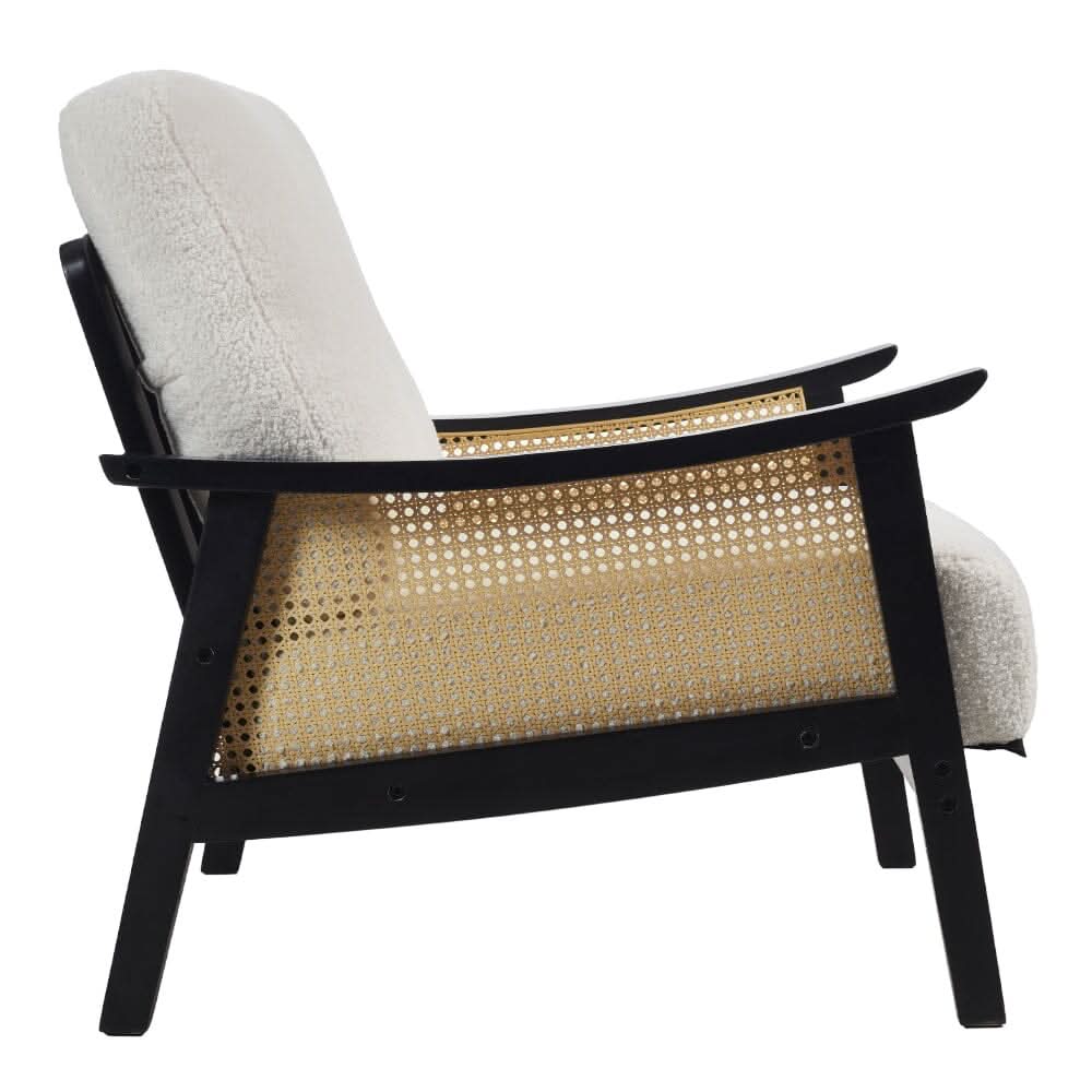 Direct Mid Century Rattan Armchair
