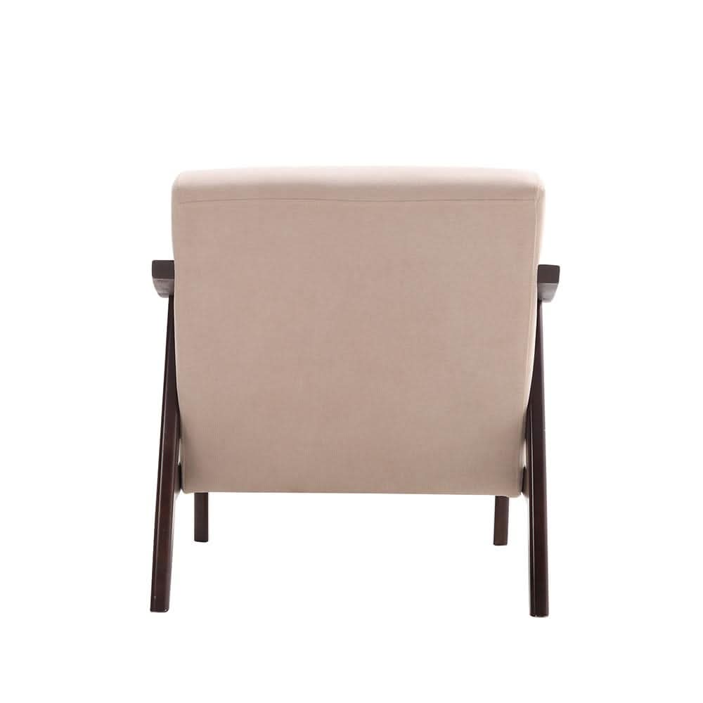 Direct Wooden Single Armchair Sofa Accent Chair Fabric