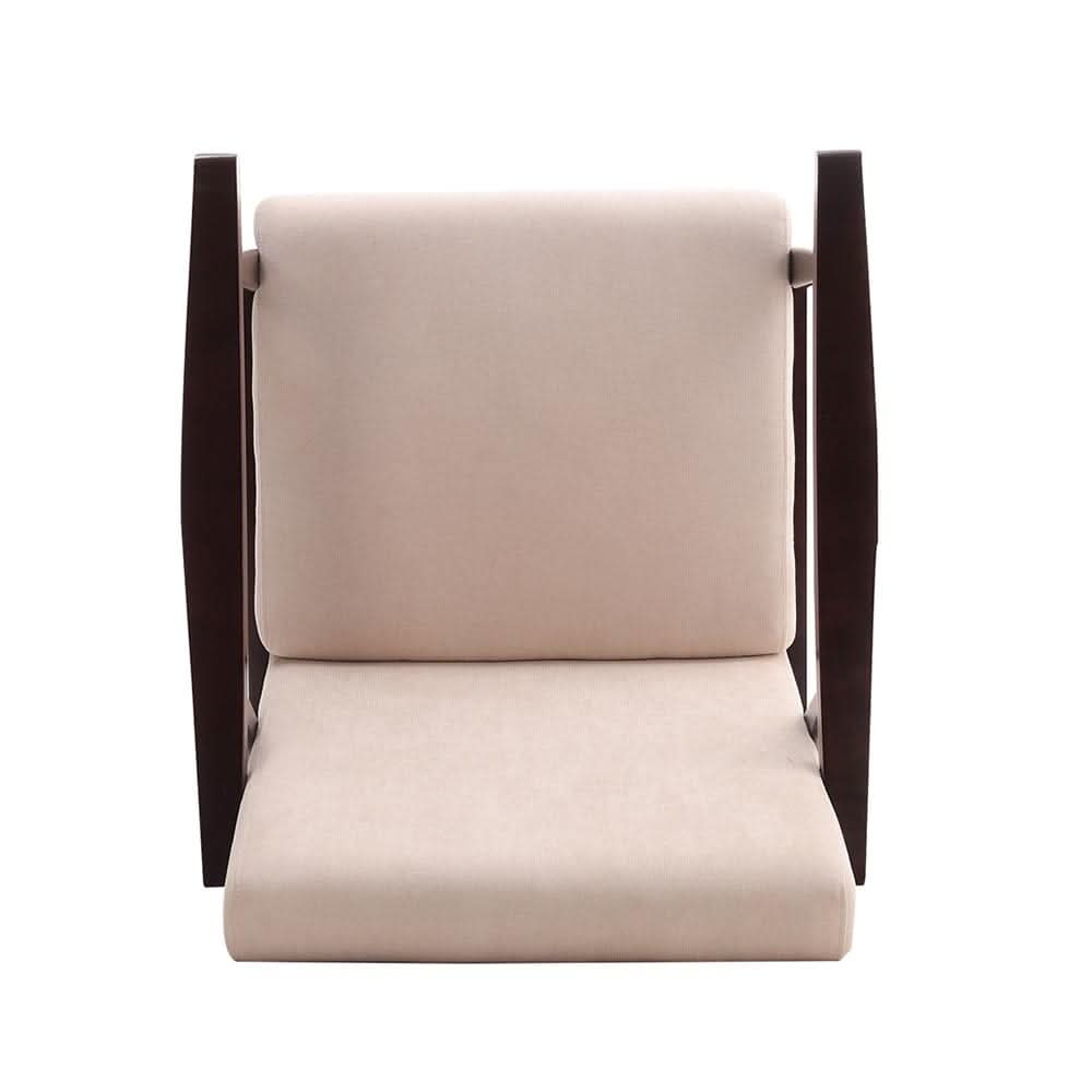 Direct Wooden Single Armchair Sofa Accent Chair Fabric