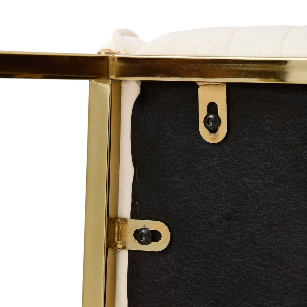 Velvet Dining Chair Gold Leg Pair Seating
