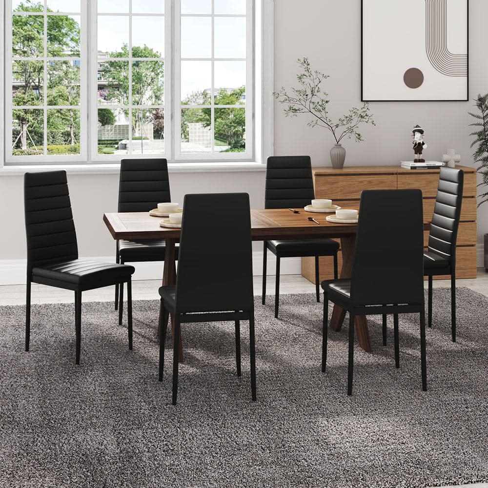 PU Leather Dining Chair Set