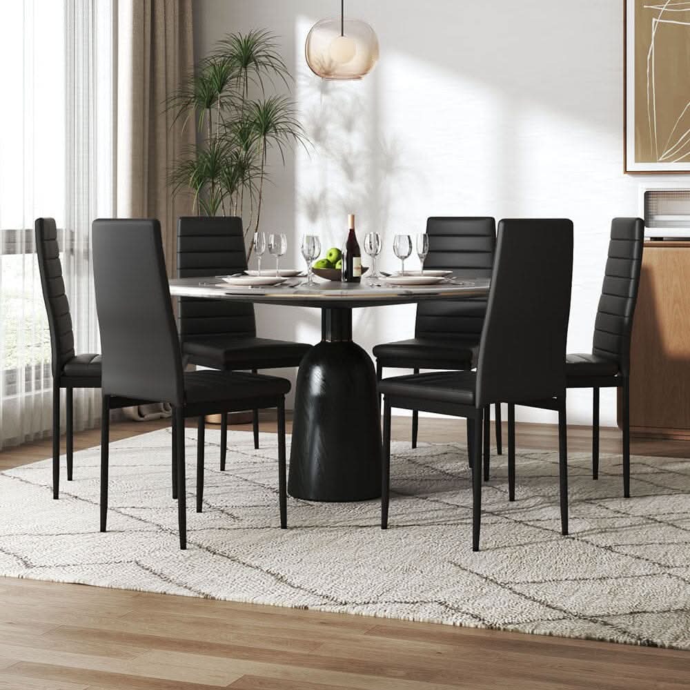 PU Leather Dining Chair Set
