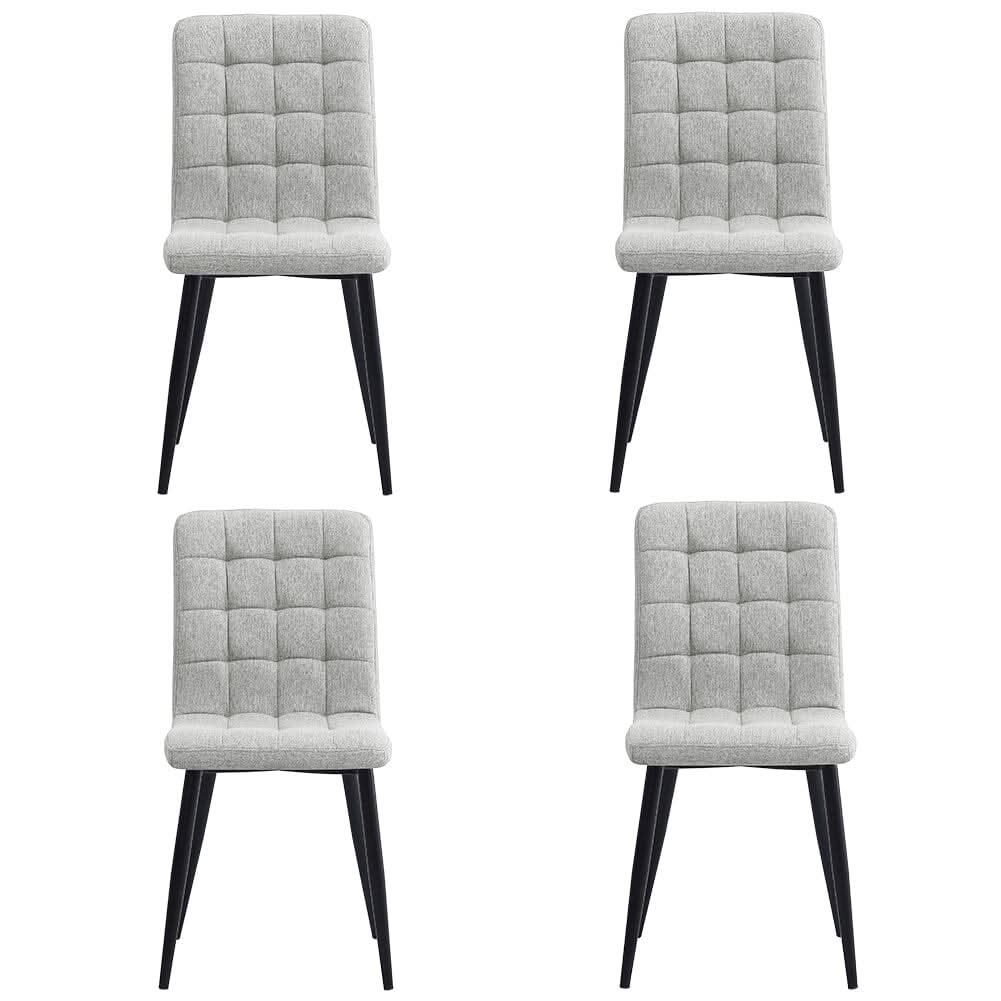 Linen Fabric Dining Chair Set