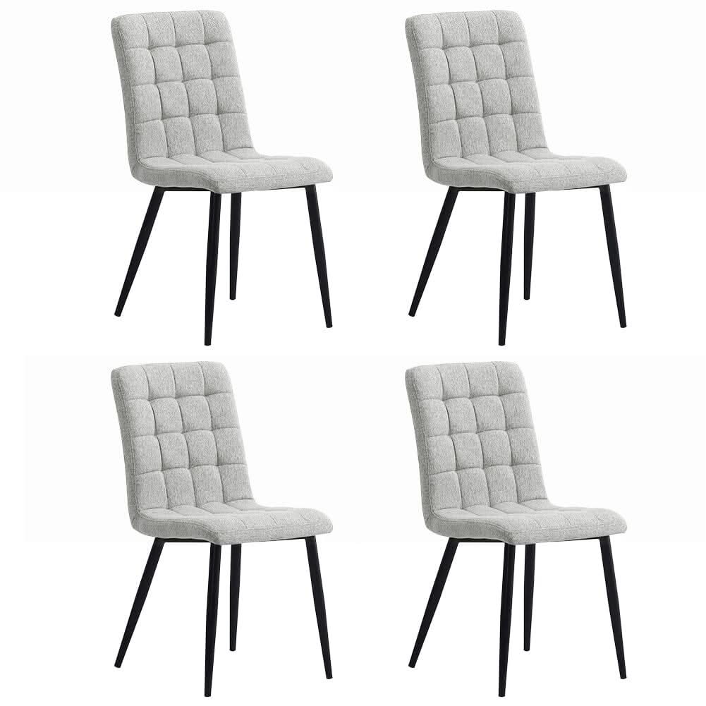 Linen Fabric Dining Chair Set