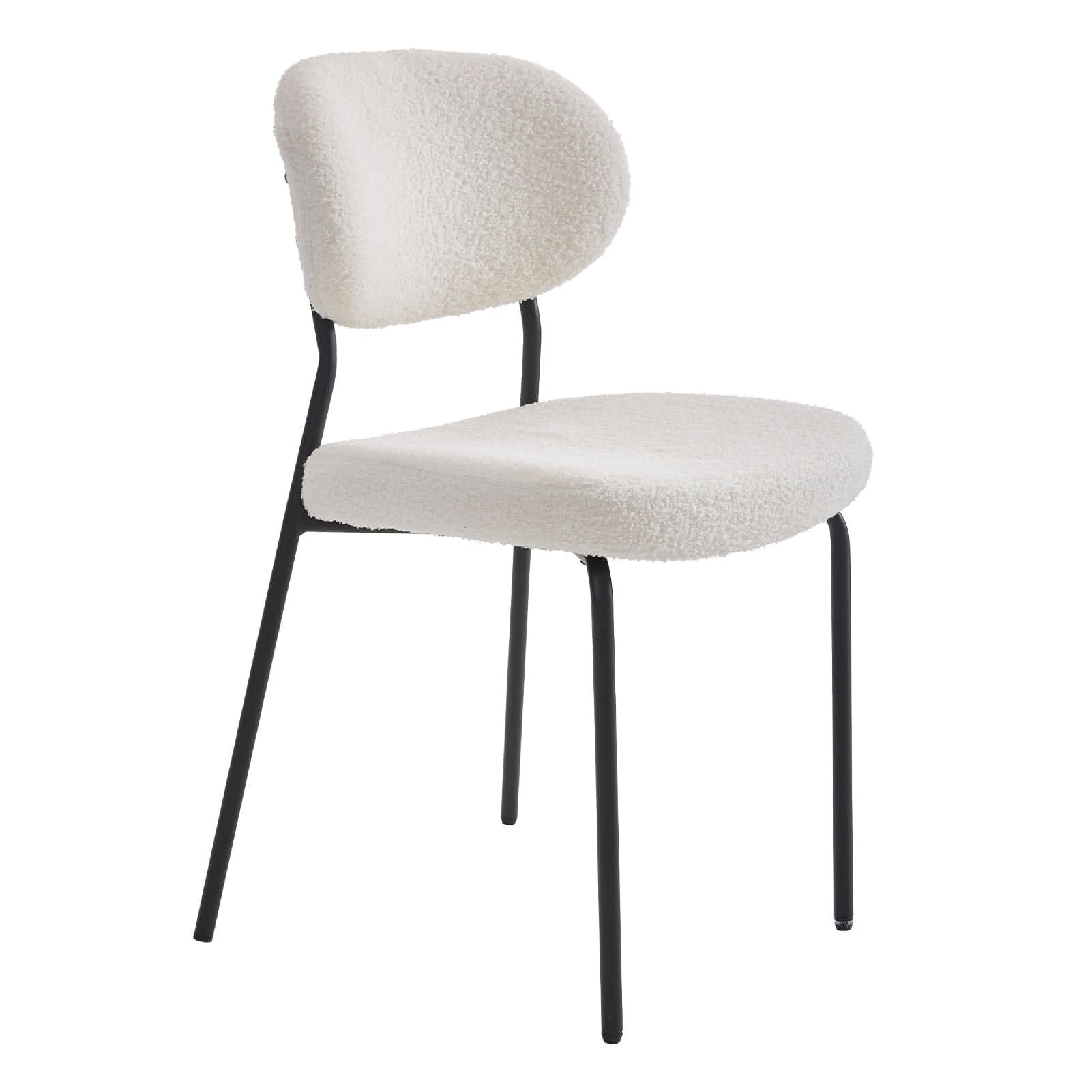 Teddy Fabric Dining Chair Set