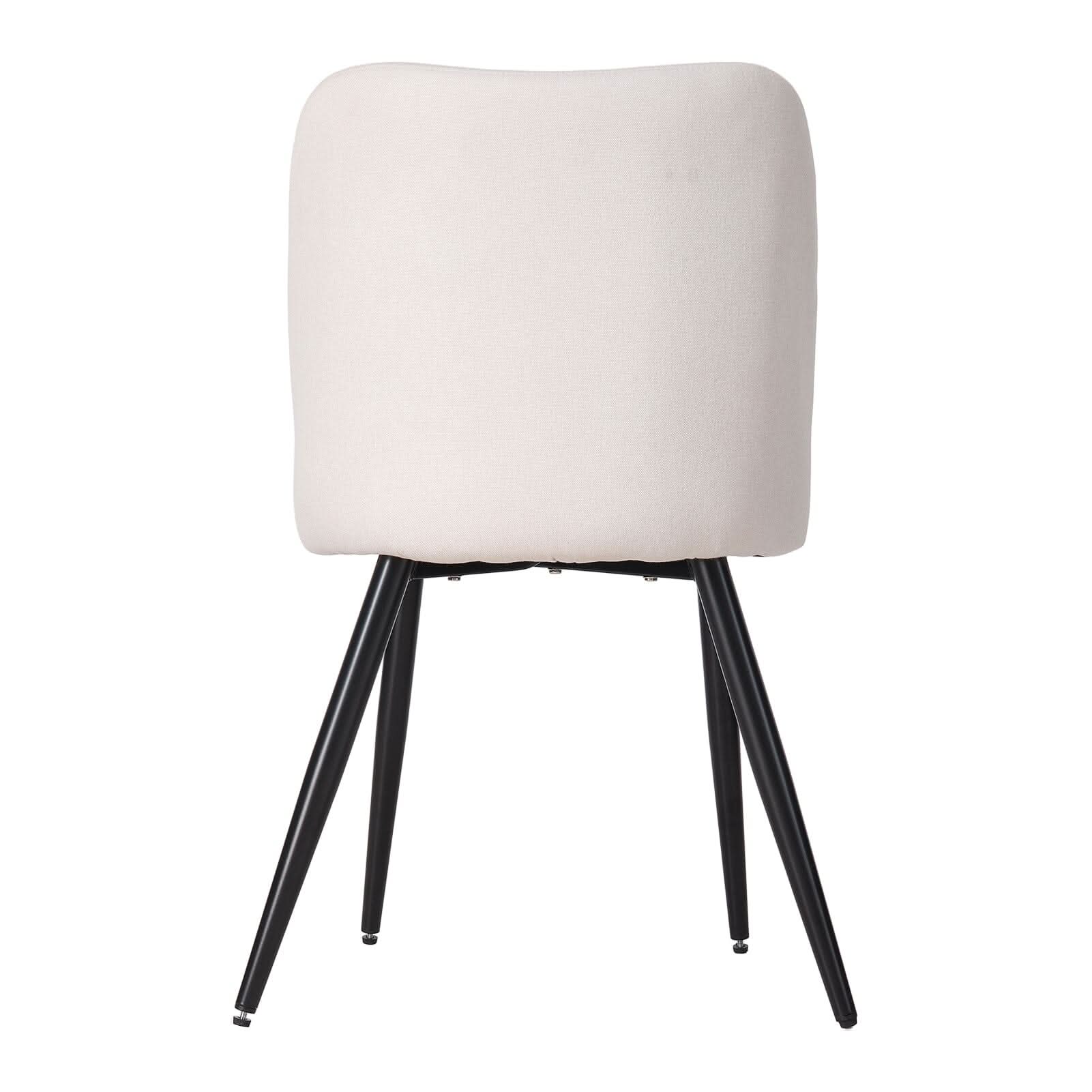 Modern Upholstered Dining Chair Set – Compact Size