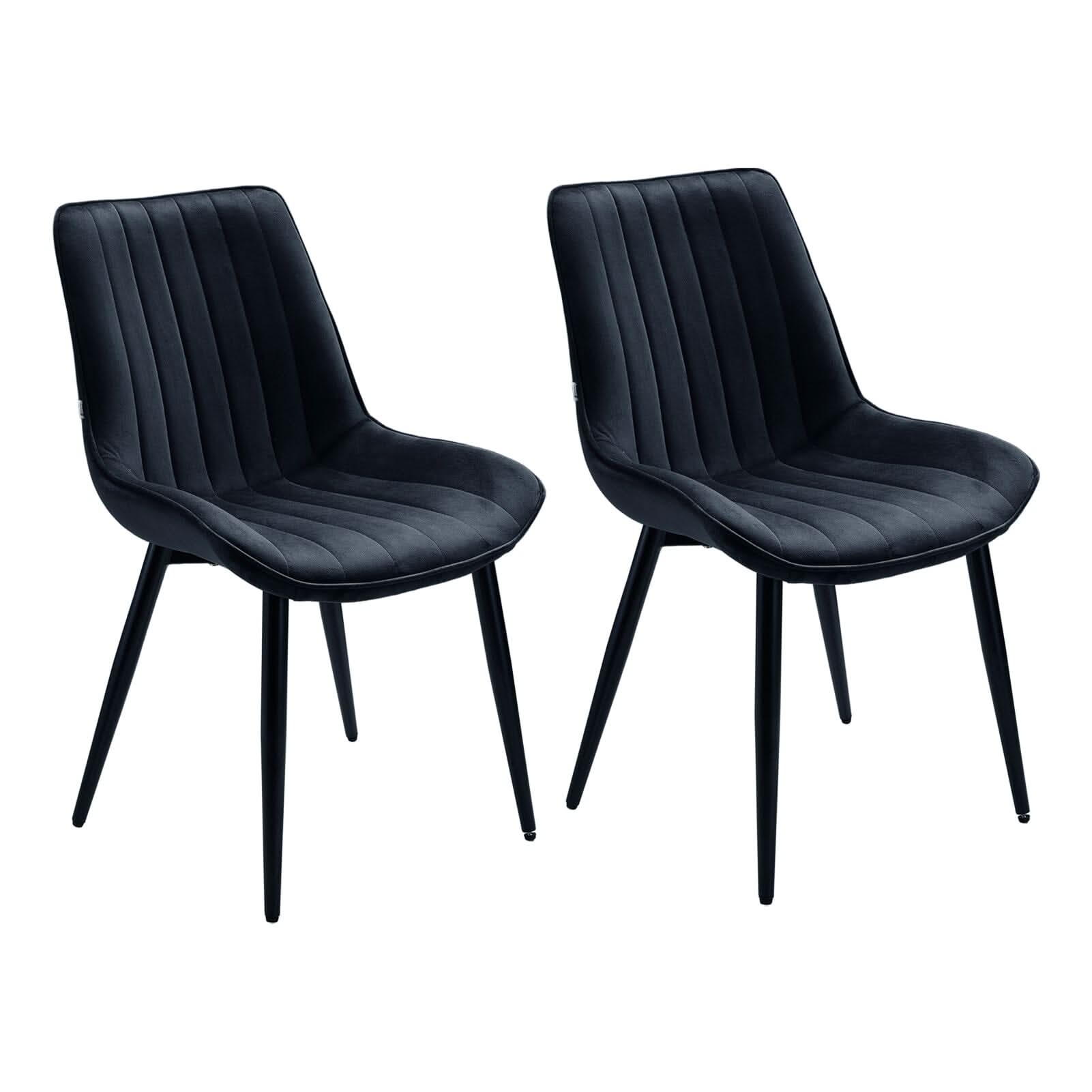 Modern Upholstered Dining Chair Set – Standard Size