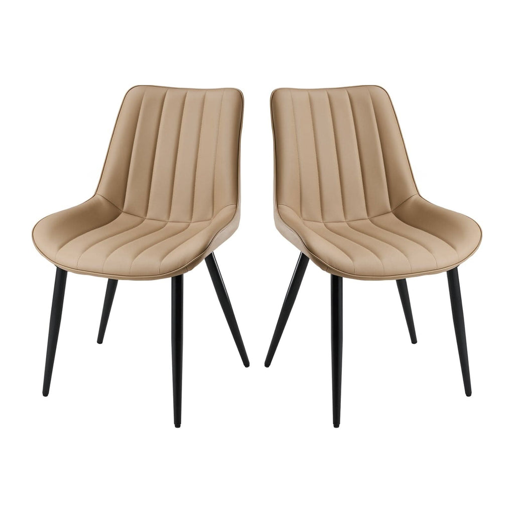 Modern Upholstered Dining Chair Set – Standard Size