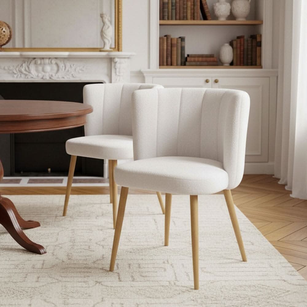 Modern Teddy Upholstered Dining Chair Set