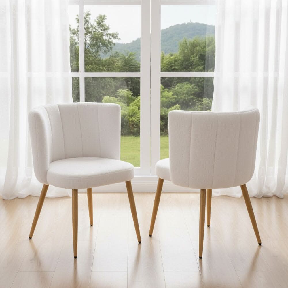 Modern Teddy Upholstered Dining Chair Set