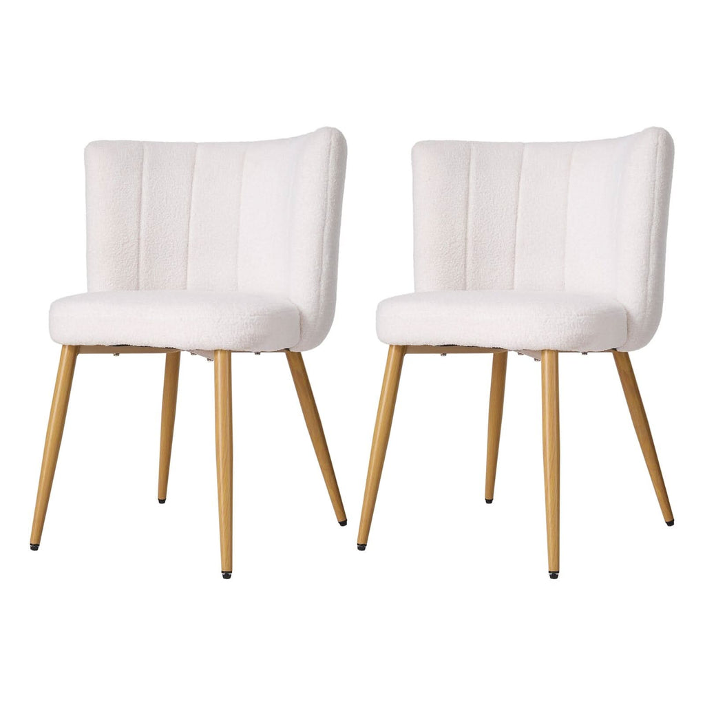 Modern Teddy Upholstered Dining Chair Set