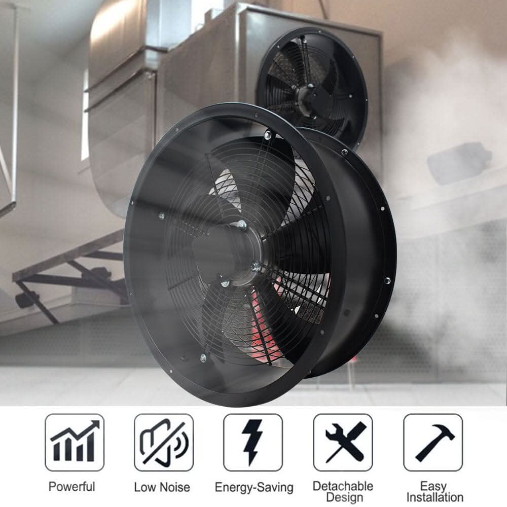 Ventilation Wall-Mounted Exhaust Axial Fan 14/16/20/22/24 inch
