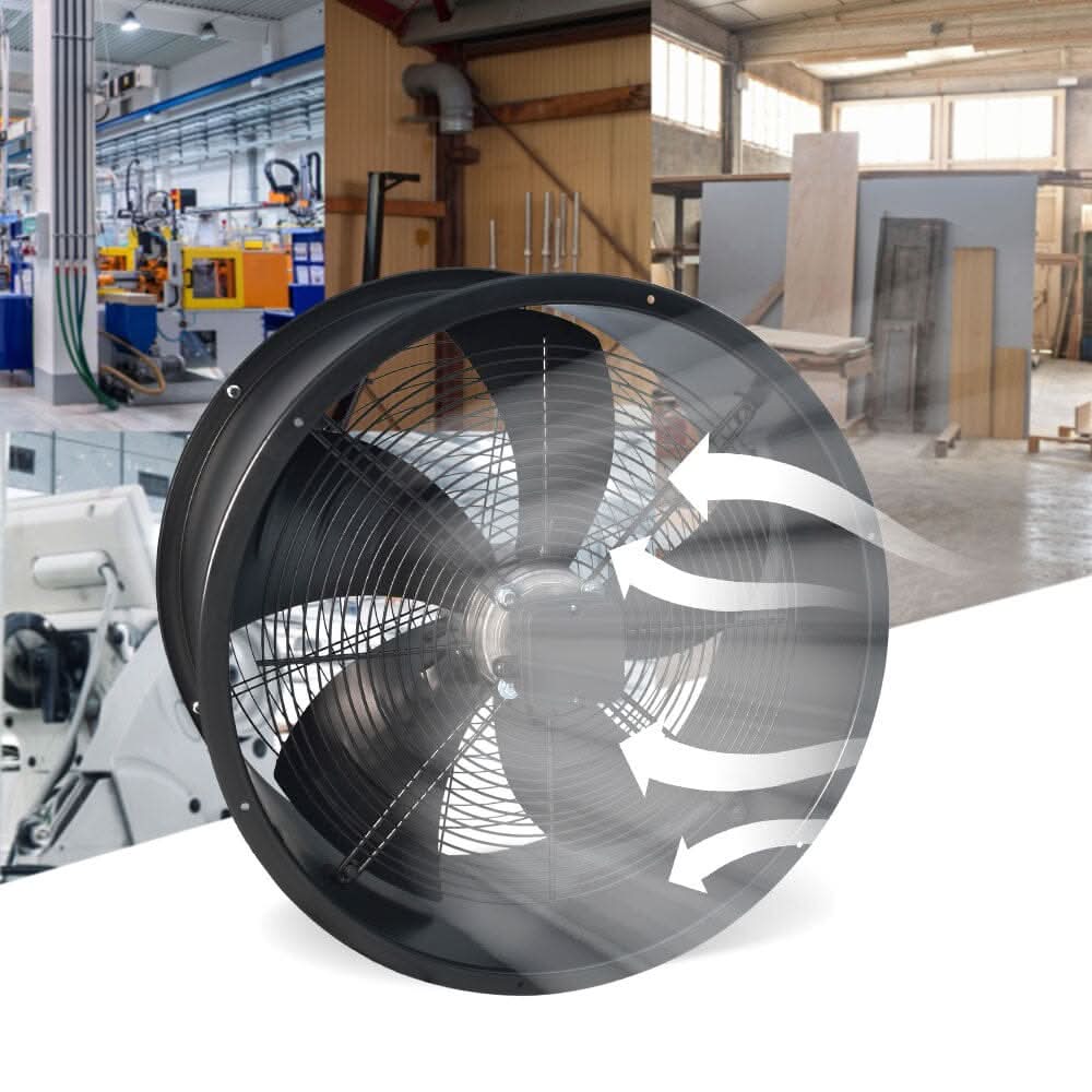 Ventilation Wall-Mounted Exhaust Axial Fan 14/16/20/22/24 inch