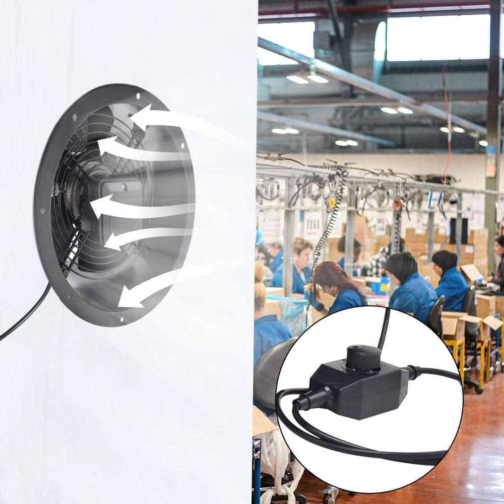 Ventilation Wall-Mounted Exhaust Axial Fan 8/10/12/14/16/18/20/22 inch