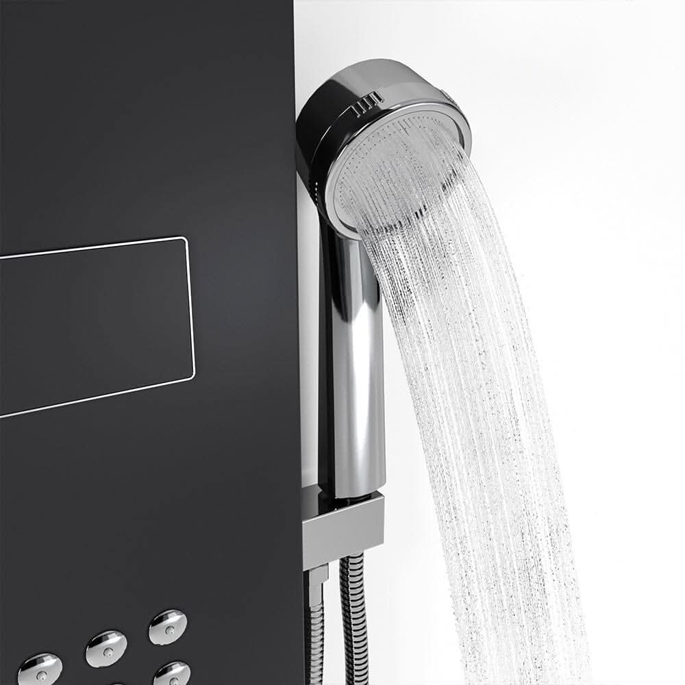 126cm Height 5 Function LED Display Shower Panel Shower System with Hand Shower Head