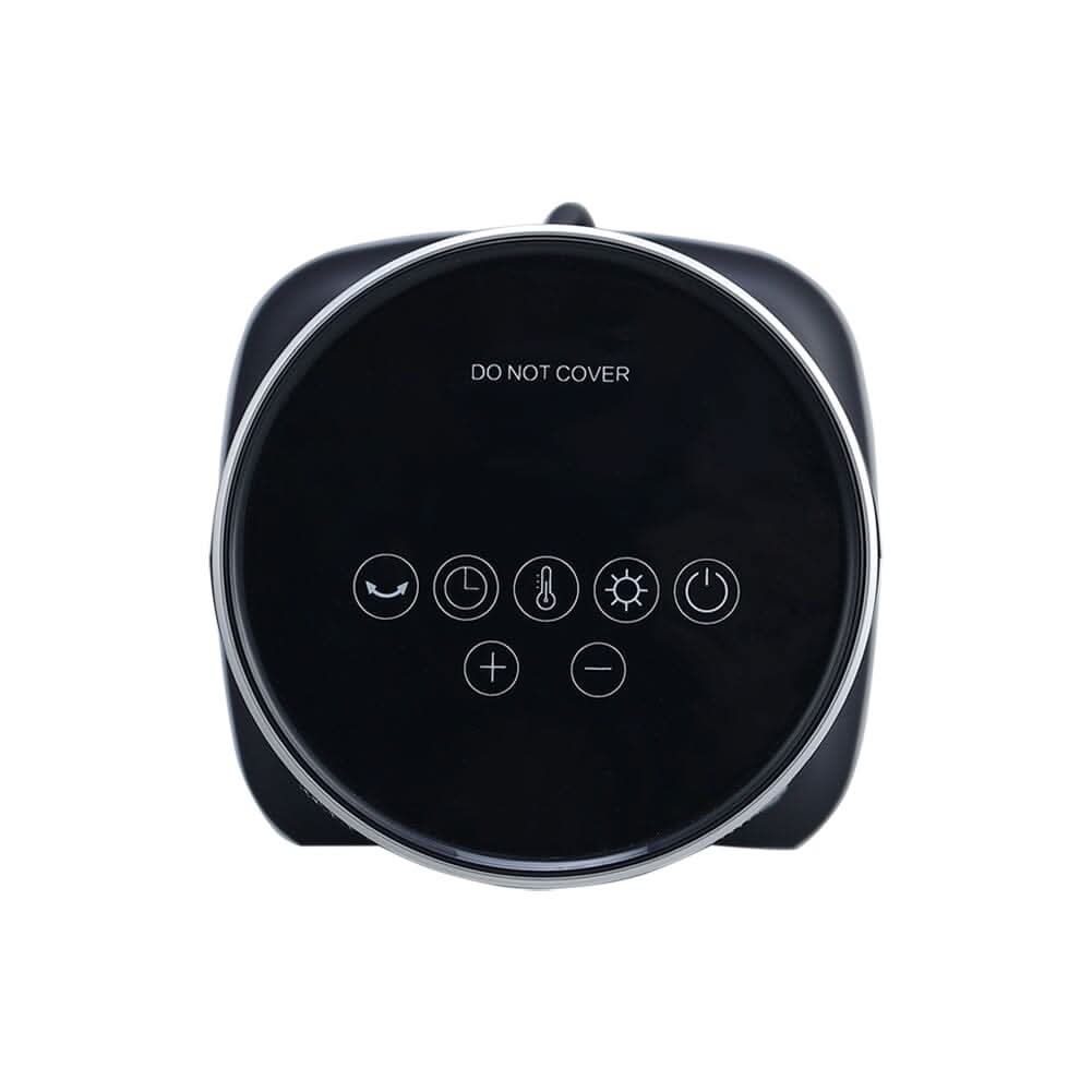Intellectual Black Electric PTC Ceramic Heater with Remote Control