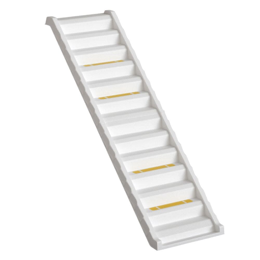 Folding Portable Dog Pet Stairs Ramp White