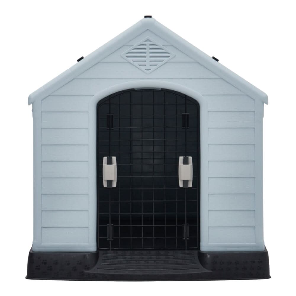 82cm H Outdoor Waterproof Dog House with Air Vents and Door