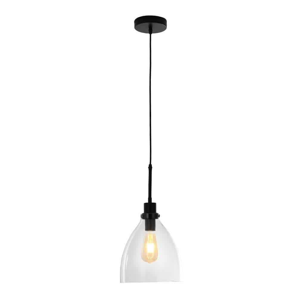 Modern Style Glass Single Light Pendant Light
