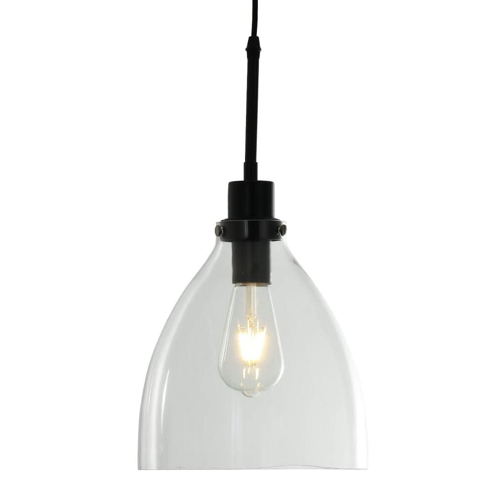 Modern Style Glass Single Light Pendant Light