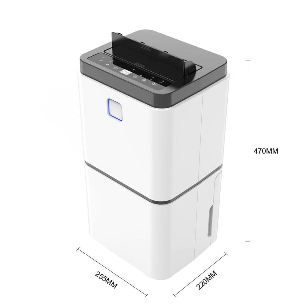 12L Dehumidifier with Water Tank Wheels Connecting To The WiFi