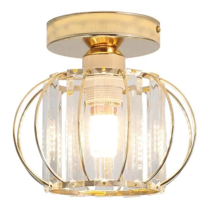 Metal Lantern Shape 1-Light Pendant Light