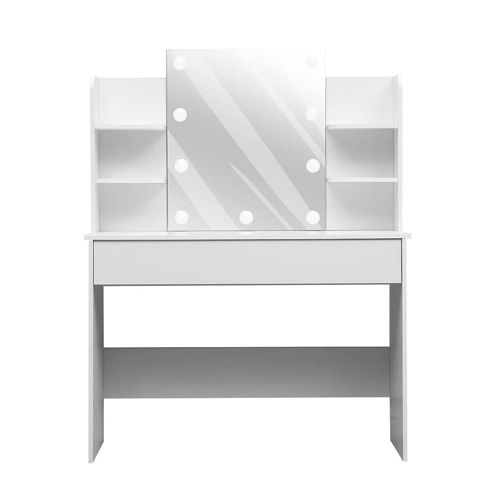 139.5cm H Modern Hollywood Vanity Desk with Lighted Mirror
