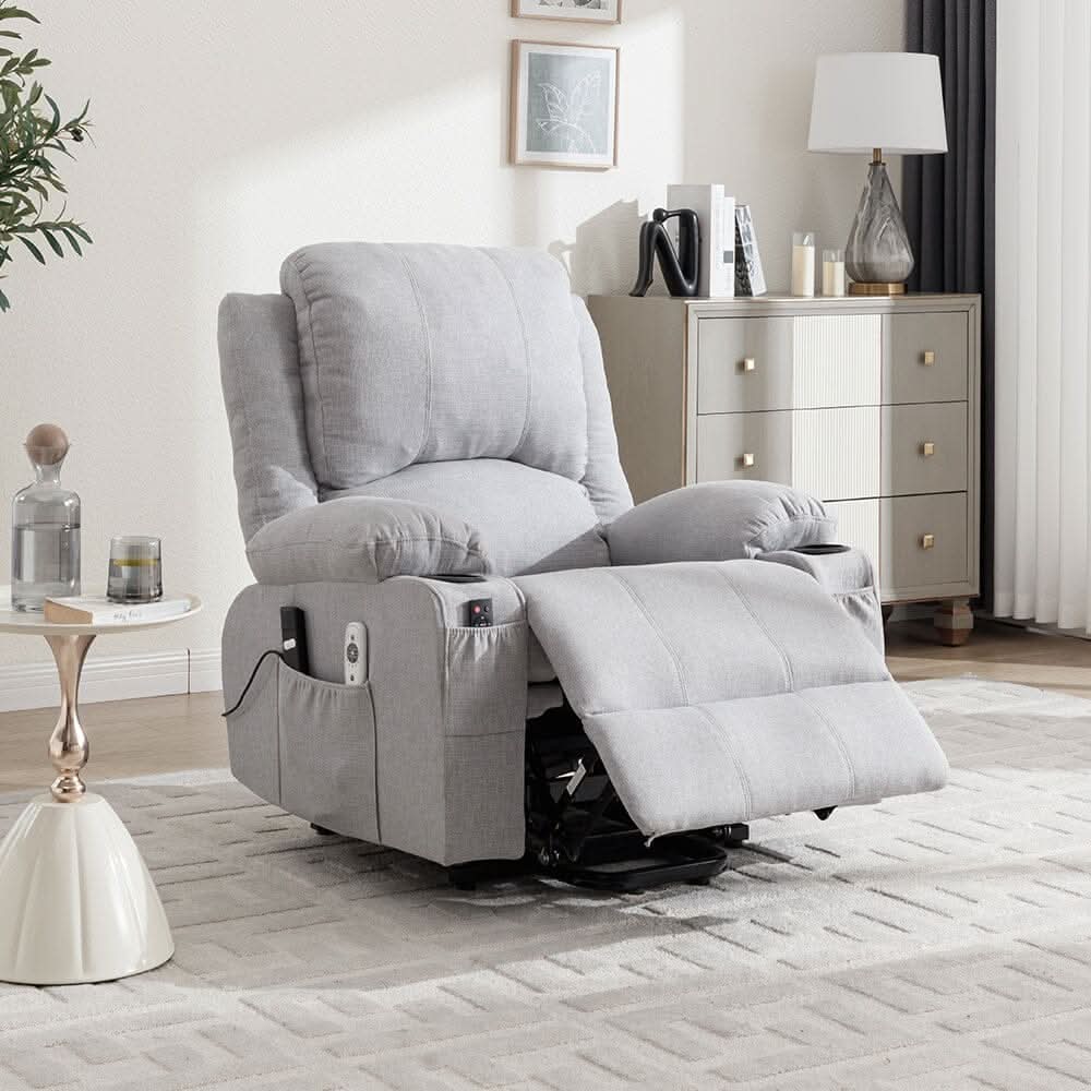 Electric Recliner Chair (Model 01) with Massage Heating Function and Cup Holders