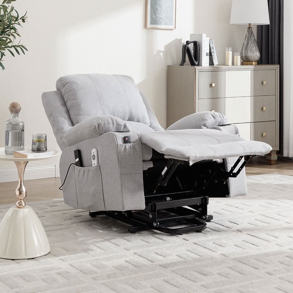 Electric Recliner Chair (Model 01) with Massage Heating Function and Cup Holders