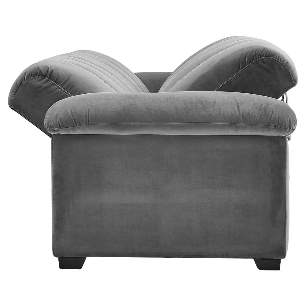 Grey Channel Sleeper Sofa Bed