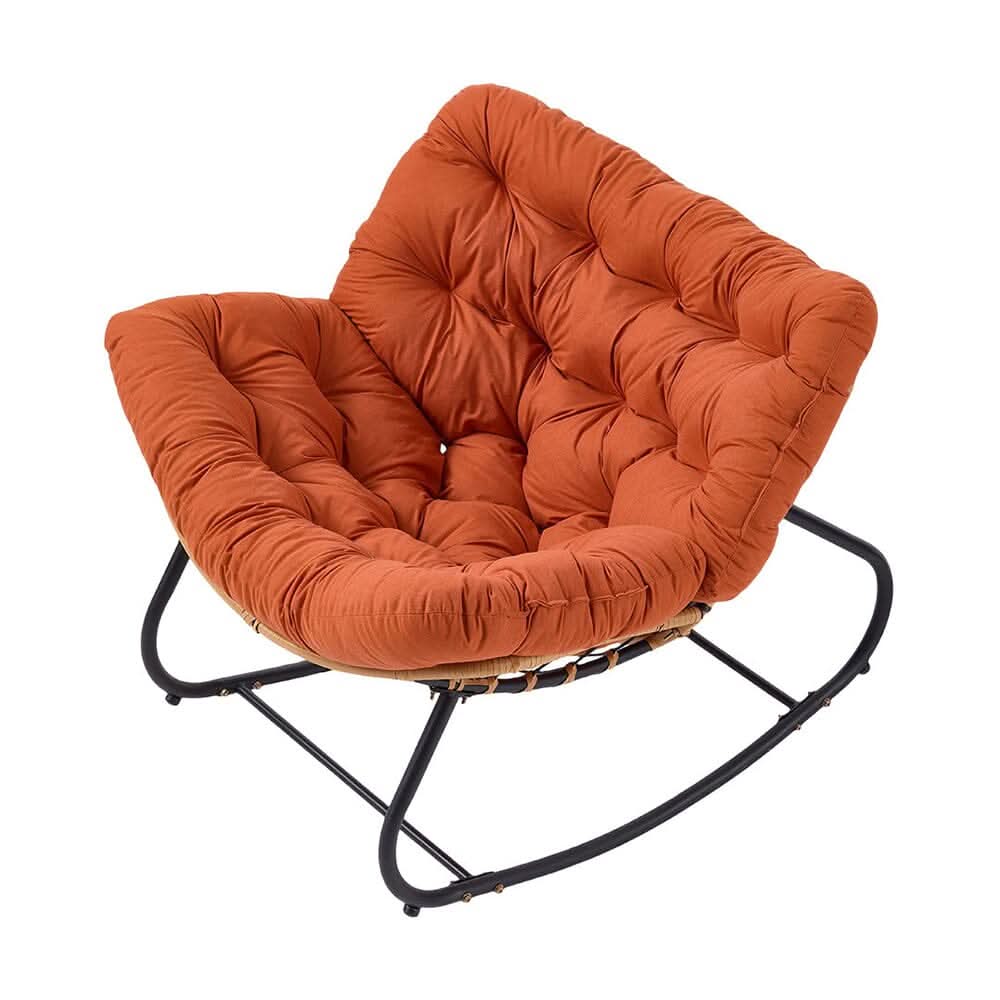 Large Oversized Nest Rocking Chair with Tufted Cushion Collection